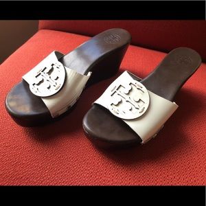 Tory Burch Patent Leather Patti Wedge